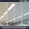 Luxrite 4FT T5 LED Tube Light Bulbs 24W 54W Equivalent 3200LM 4CCT 3500K-5000K Ballast Bypass, 4PK LR34154-4PK - alternate 8